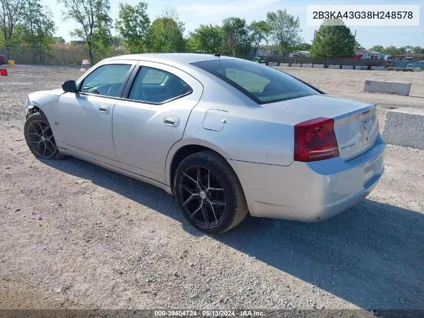 2B3KA43G38H248578 2008 Dodge Charger