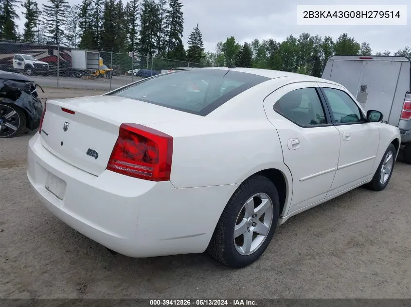 2B3KA43G08H279514 2008 Dodge Charger