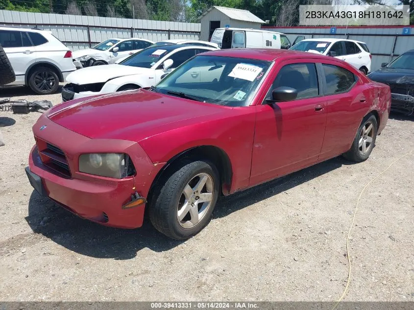 2B3KA43G18H181642 2008 Dodge Charger