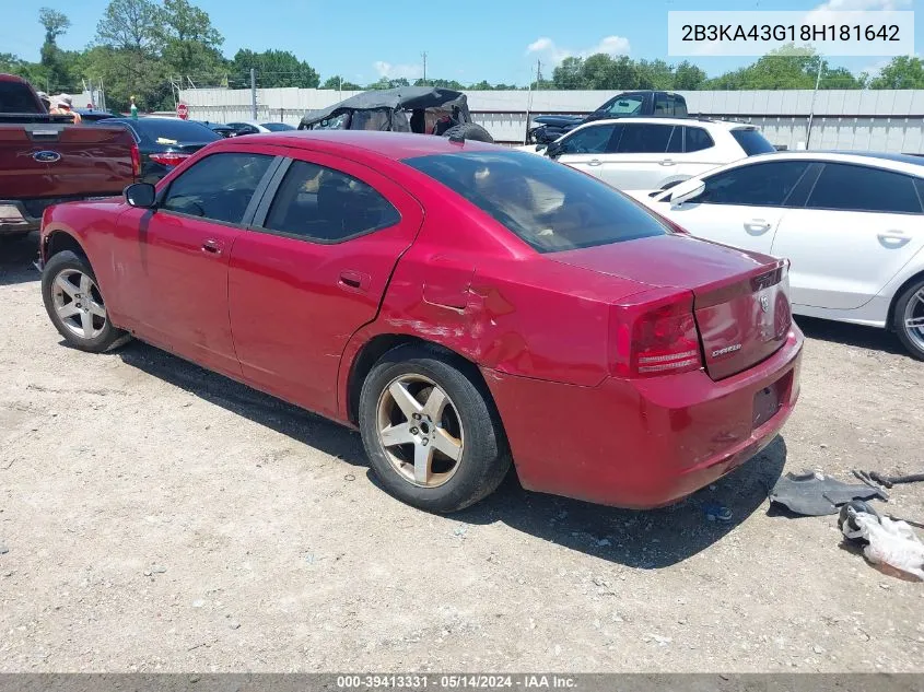 2B3KA43G18H181642 2008 Dodge Charger