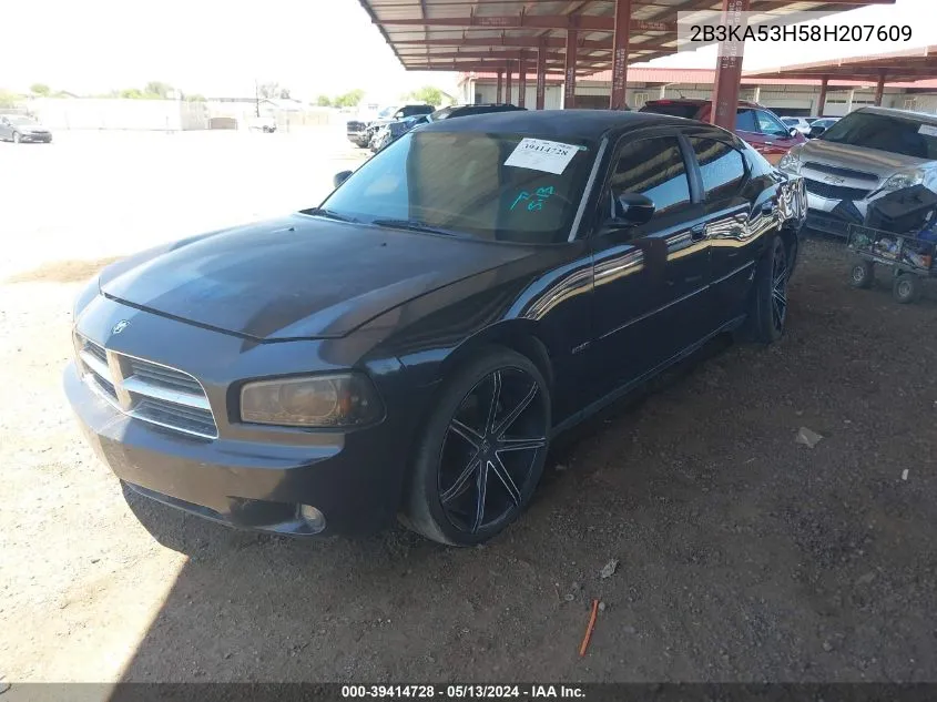 2B3KA53H58H207609 2008 Dodge Charger R/T