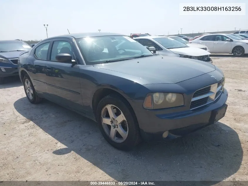 2008 Dodge Charger Sxt VIN: 2B3LK33G08H163256 Lot: 39446833