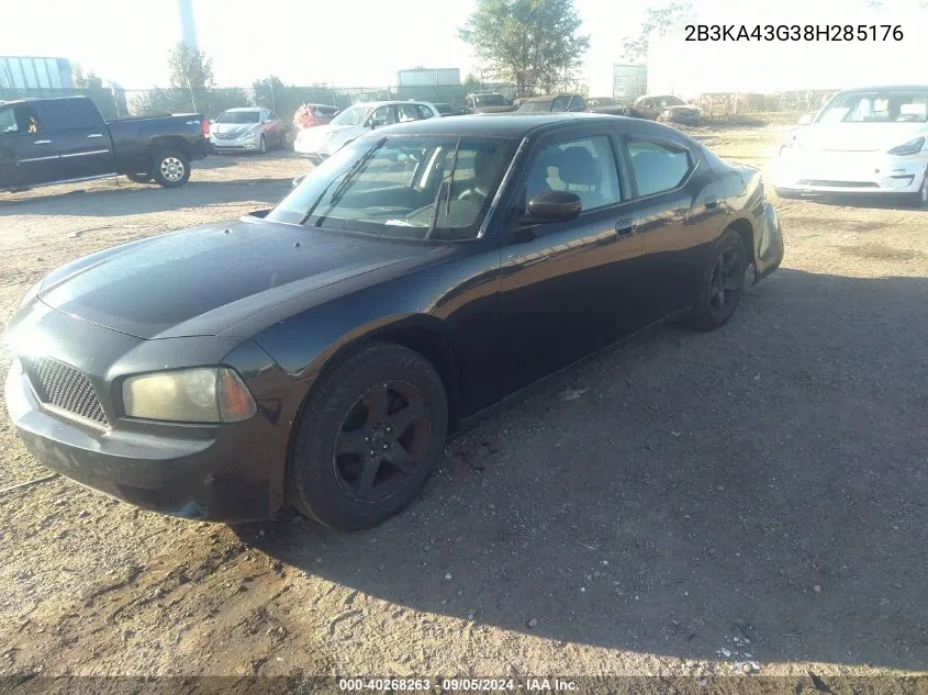 2008 Dodge Charger VIN: 2B3KA43G38H285176 Lot: 40268263