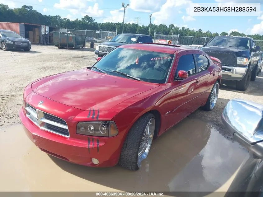 2008 Dodge Charger R/T VIN: 2B3KA53H58H288594 Lot: 40363904