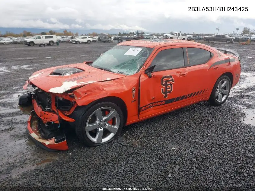 2B3LA53H48H243425 2008 Dodge Charger R/T