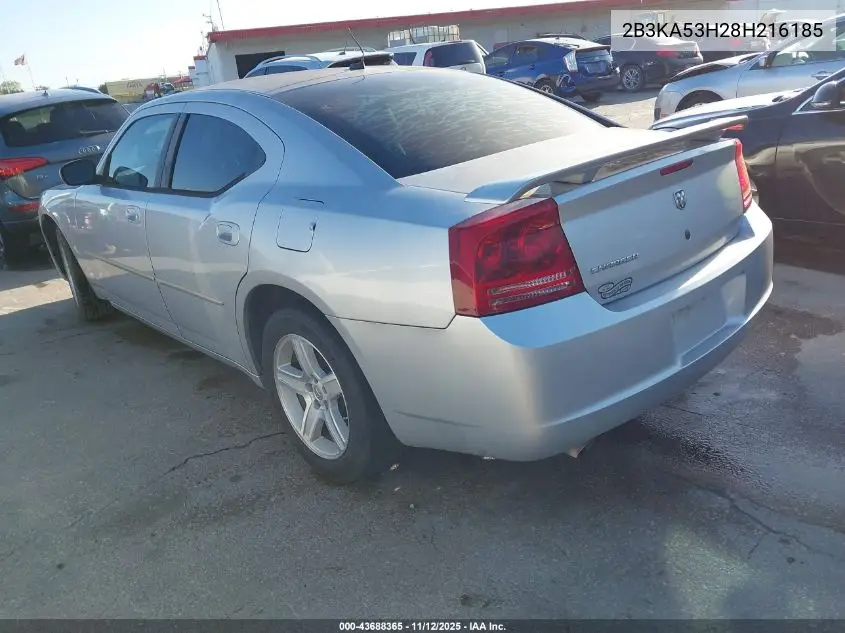 2B3KA53H28H216185 2008 Dodge Charger R/T