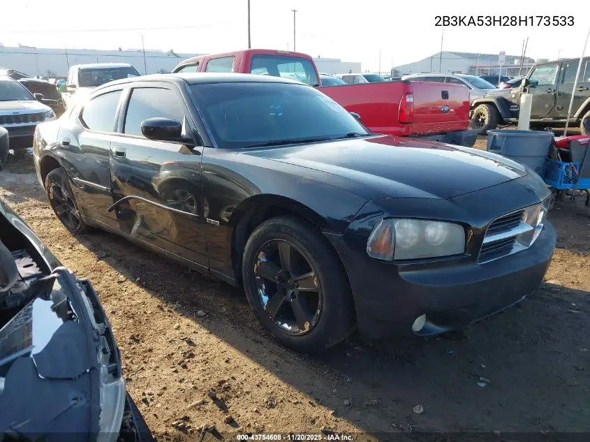 2B3KA53H28H173533 2008 Dodge Charger R/T