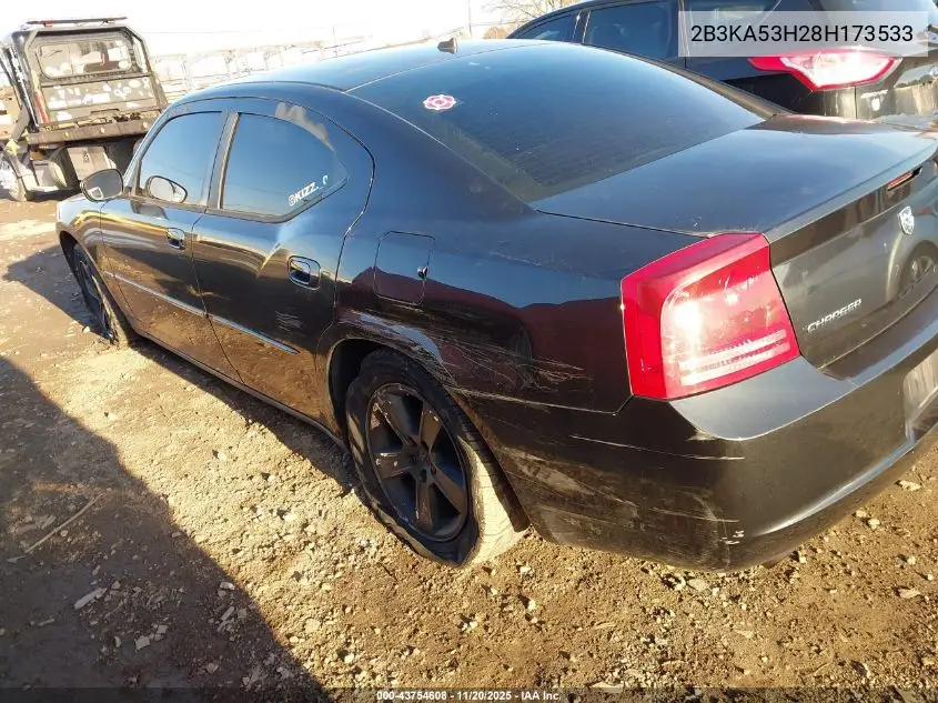 2B3KA53H28H173533 2008 Dodge Charger R/T