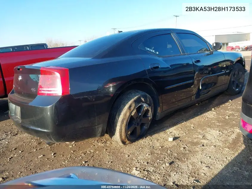 2B3KA53H28H173533 2008 Dodge Charger R/T