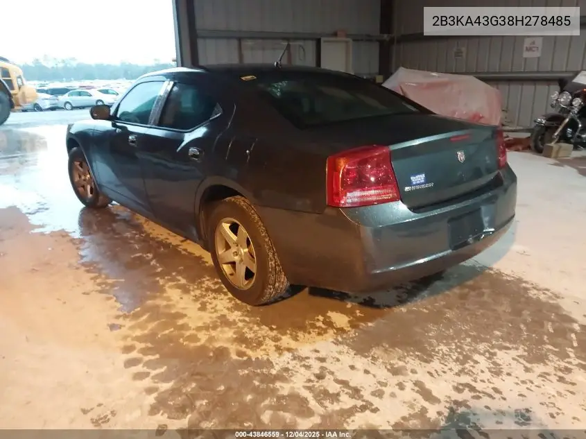 2B3KA43G38H278485 2008 Dodge Charger
