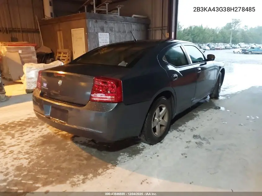 2B3KA43G38H278485 2008 Dodge Charger