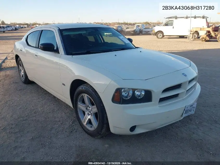 2B3KA43G68H317280 2008 Dodge Charger