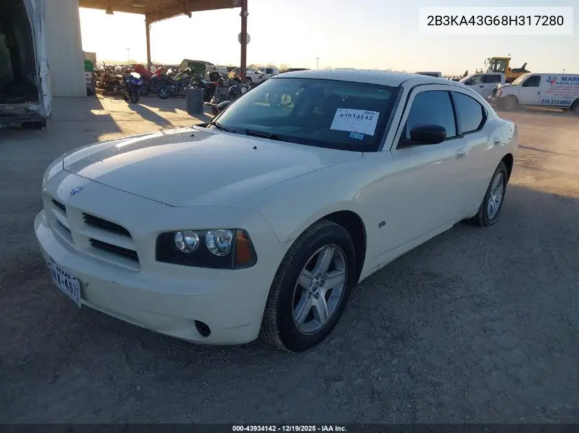 2B3KA43G68H317280 2008 Dodge Charger