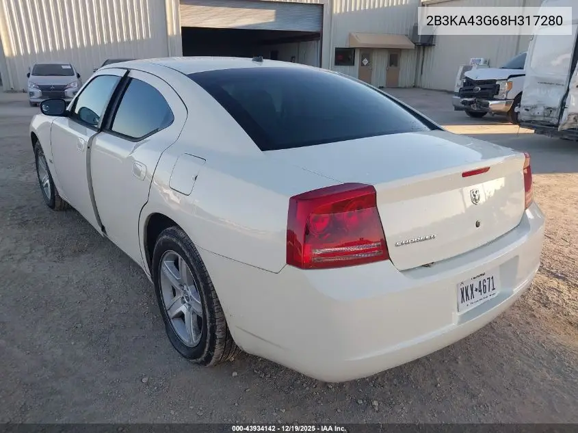 2B3KA43G68H317280 2008 Dodge Charger