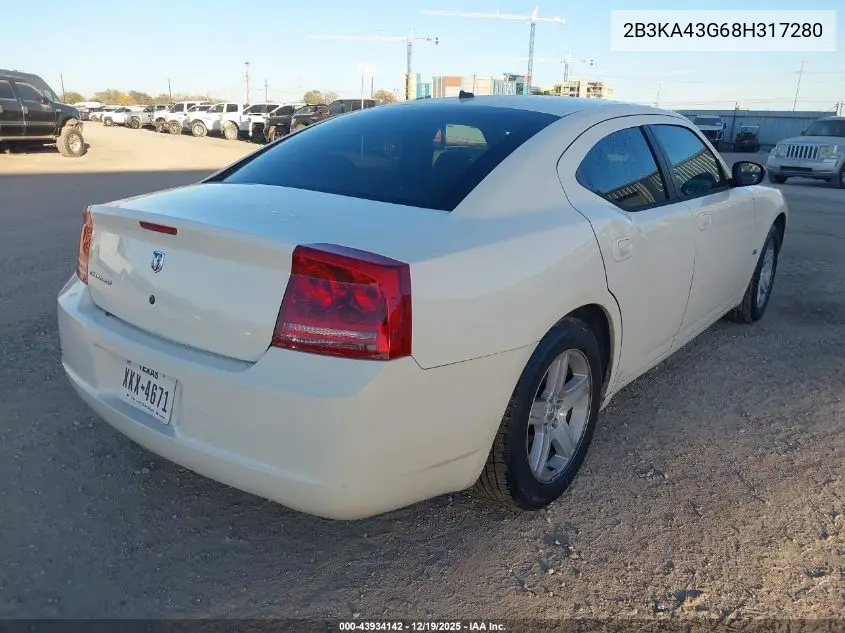 2B3KA43G68H317280 2008 Dodge Charger