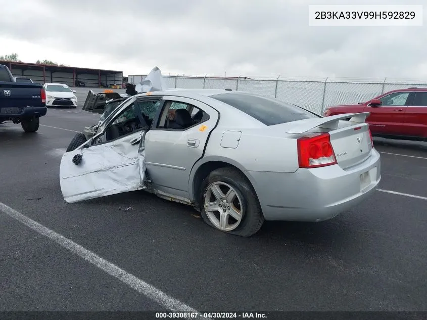 2B3KA33V99H592829 2009 Dodge Charger Sxt