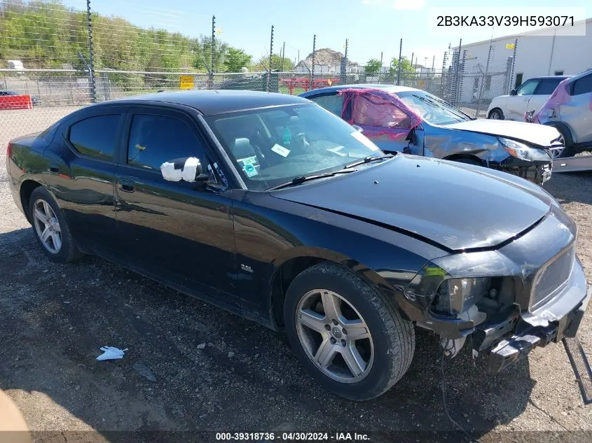 2B3KA33V39H593071 2009 Dodge Charger Sxt