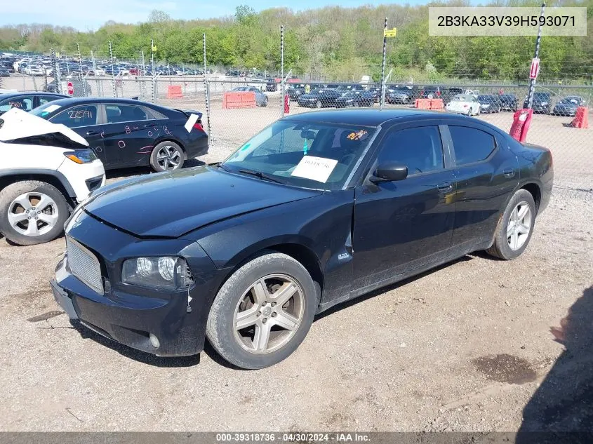 2B3KA33V39H593071 2009 Dodge Charger Sxt