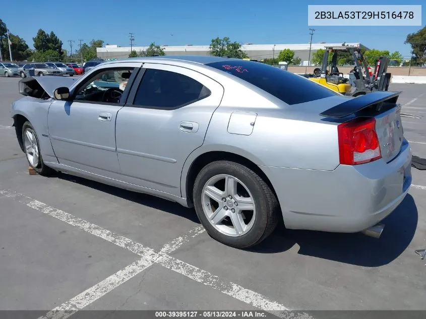 2009 Dodge Charger R/T VIN: 2B3LA53T29H516478 Lot: 39395127