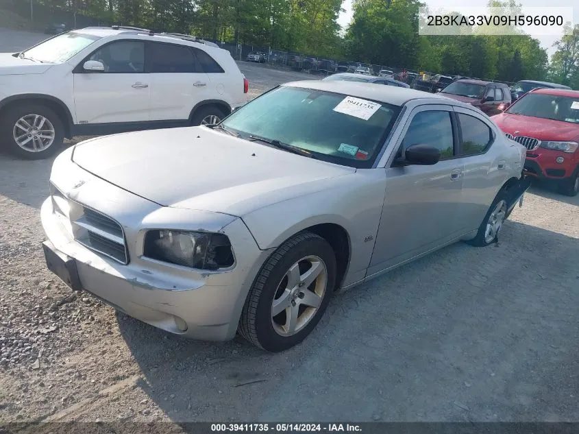 2B3KA33V09H596090 2009 Dodge Charger Sxt