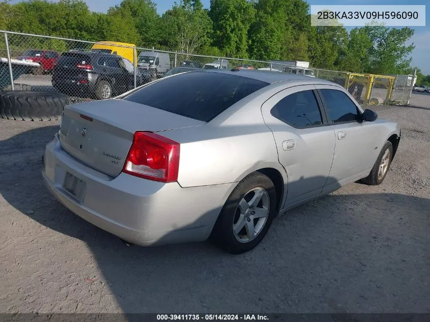 2009 Dodge Charger Sxt VIN: 2B3KA33V09H596090 Lot: 39411735