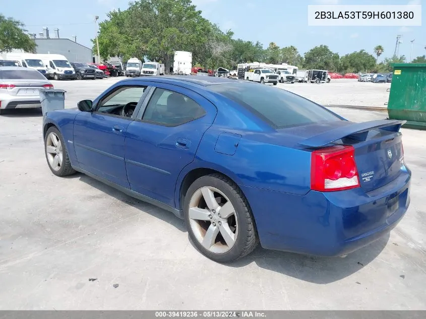 2009 Dodge Charger R/T VIN: 2B3LA53T59H601380 Lot: 39419236