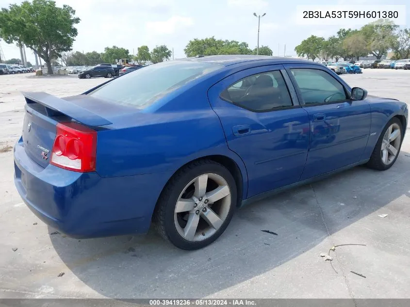 2009 Dodge Charger R/T VIN: 2B3LA53T59H601380 Lot: 39419236