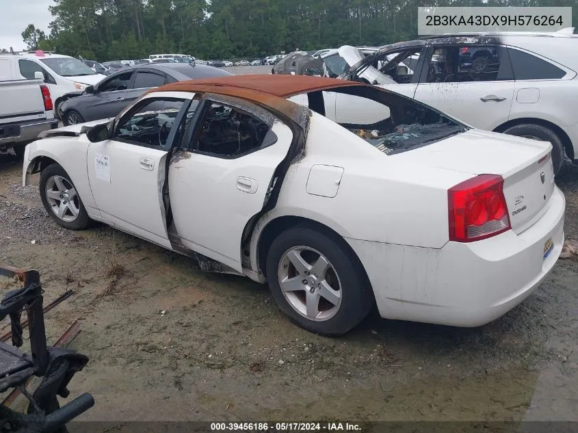 2009 Dodge Charger Se VIN: 2B3KA43DX9H576264 Lot: 39456186