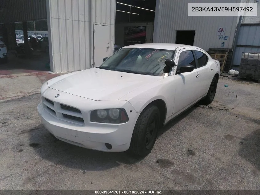 2B3KA43V69H597492 2009 Dodge Charger