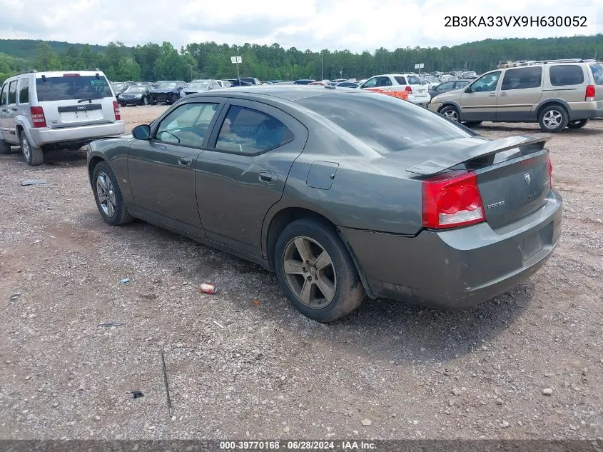 2009 Dodge Charger Sxt VIN: 2B3KA33VX9H630052 Lot: 39770168