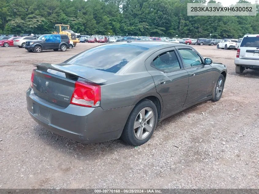 2009 Dodge Charger Sxt VIN: 2B3KA33VX9H630052 Lot: 39770168