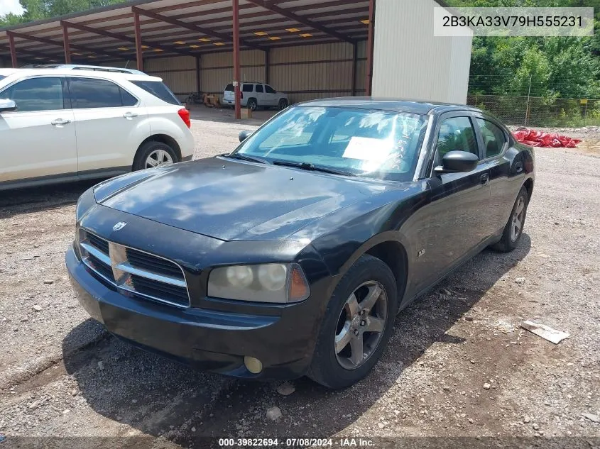 2009 Dodge Charger Sxt VIN: 2B3KA33V79H555231 Lot: 39822694