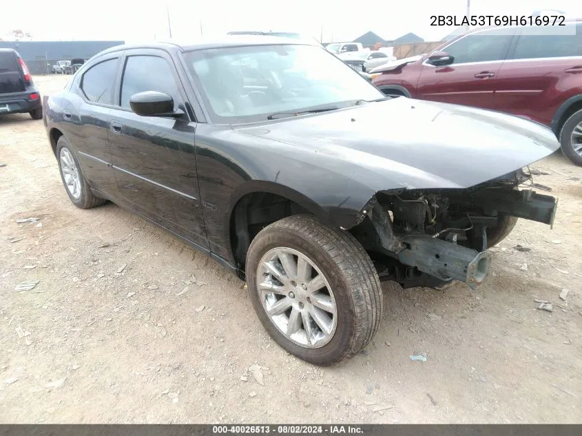 2009 Dodge Charger R/T VIN: 2B3LA53T69H616972 Lot: 40026513