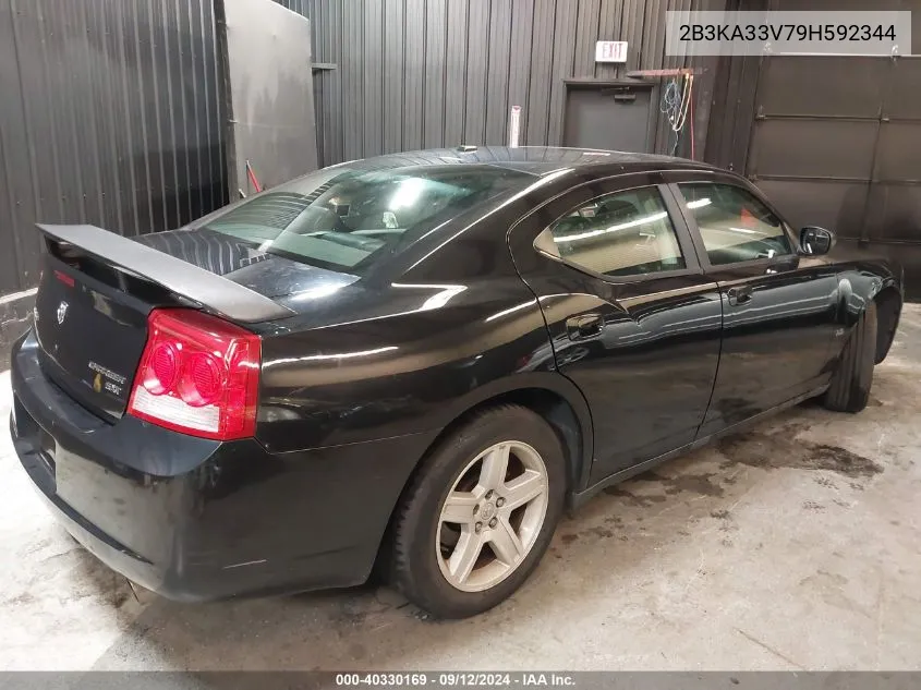 2B3KA33V79H592344 2009 Dodge Charger Sxt