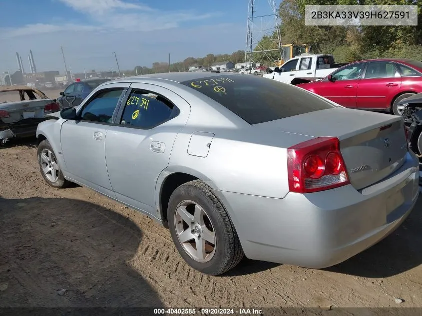 2B3KA33V39H627591 2009 Dodge Charger Sxt