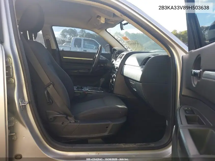 2B3KA33V89H503638 2009 Dodge Charger Sxt
