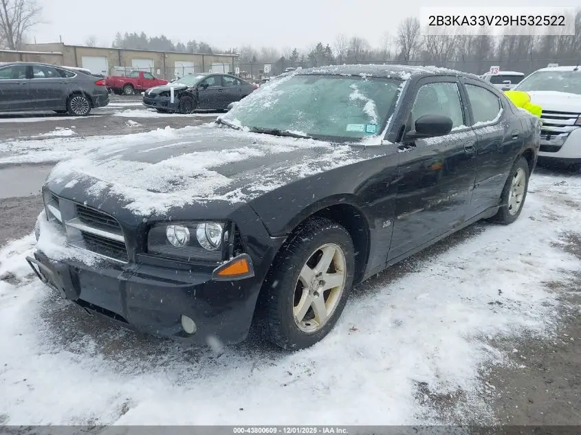 2B3KA33V29H532522 2009 Dodge Charger Sxt