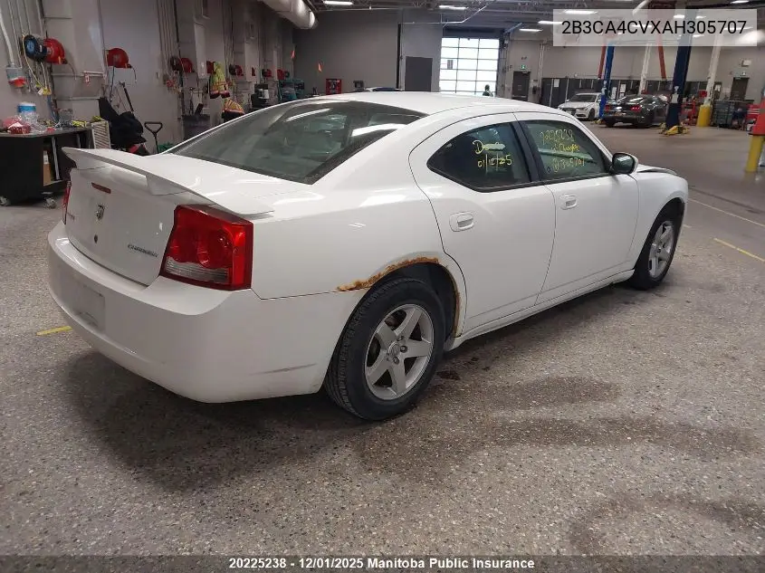 2B3CA4CVXAH305707 2010 Dodge Charger