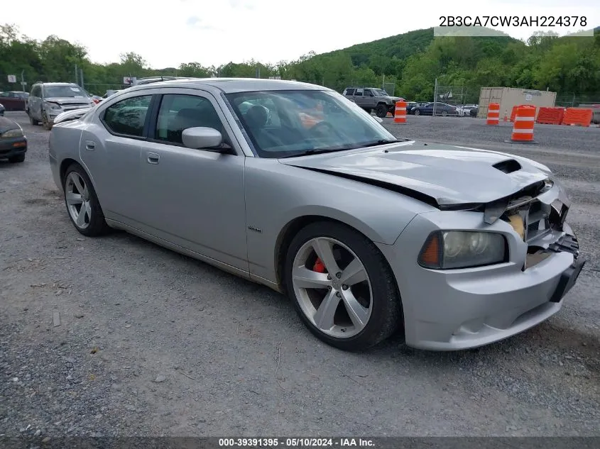 2B3CA7CW3AH224378 2010 Dodge Charger Srt8