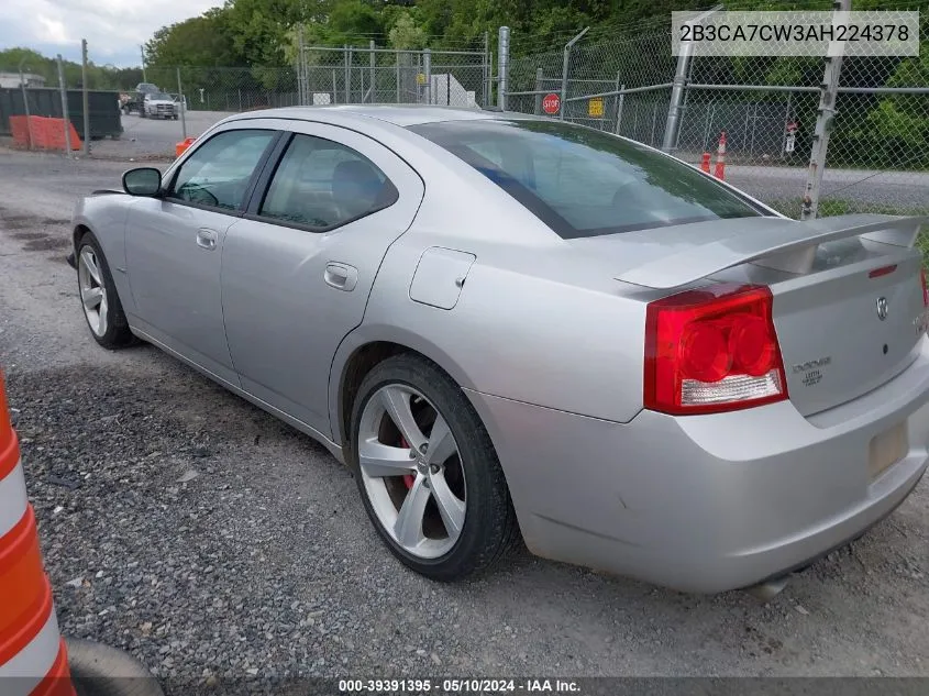 2010 Dodge Charger Srt8 VIN: 2B3CA7CW3AH224378 Lot: 39391395