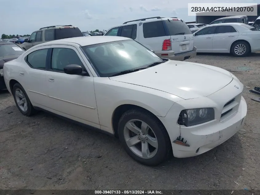 2B3AA4CT5AH120700 2010 Dodge Charger