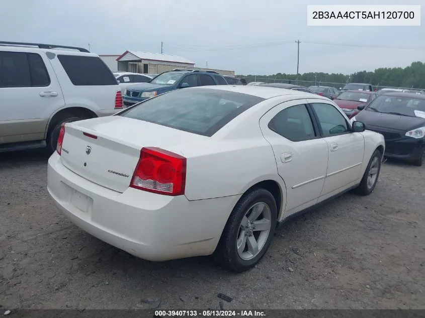 2B3AA4CT5AH120700 2010 Dodge Charger