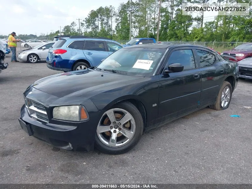 2B3CA3CV6AH227825 2010 Dodge Charger Sxt