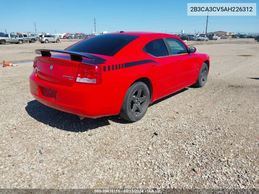 2B3CA3CV5AH226312 2010 Dodge Charger Sxt