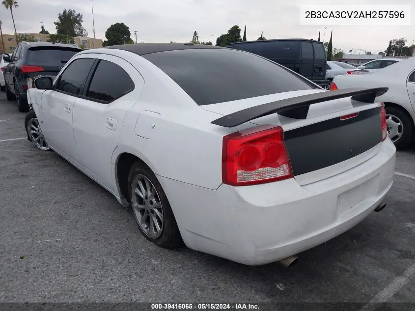 2B3CA3CV2AH257596 2010 Dodge Charger Sxt