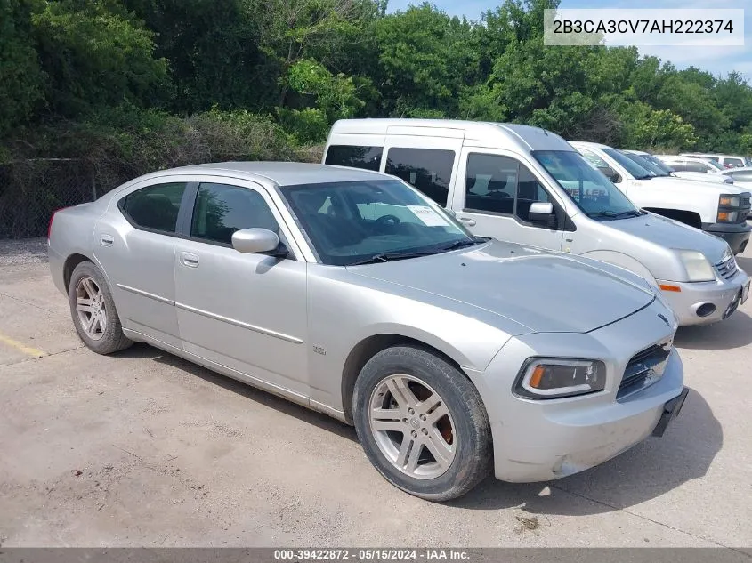 2010 Dodge Charger Sxt VIN: 2B3CA3CV7AH222374 Lot: 39422872