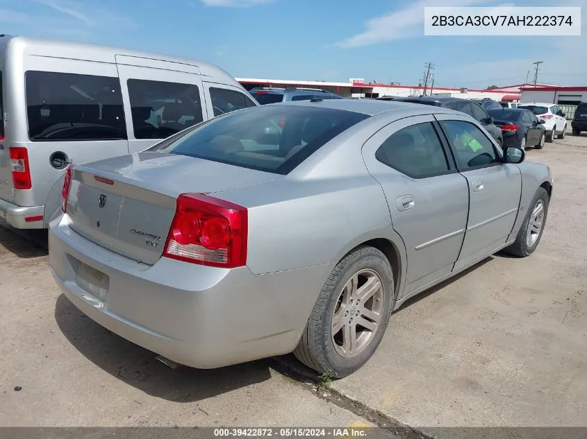 2B3CA3CV7AH222374 2010 Dodge Charger Sxt