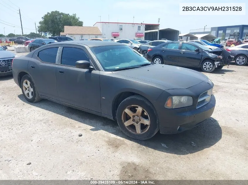 2010 Dodge Charger Sxt VIN: 2B3CA3CV9AH231528 Lot: 39425109