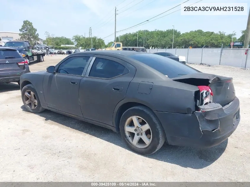 2010 Dodge Charger Sxt VIN: 2B3CA3CV9AH231528 Lot: 39425109