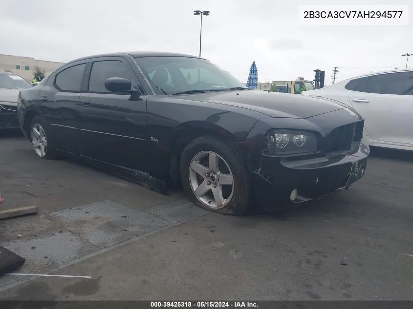 2010 Dodge Charger Sxt VIN: 2B3CA3CV7AH294577 Lot: 39425318